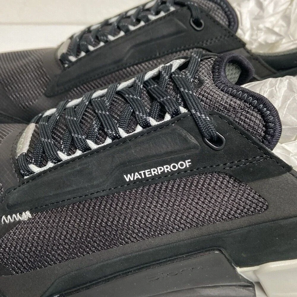 NIB ECCO Biom 2.1 X Mountain Men's Nubuck Waterproof Outdoor Sneaker‎ EU46 Black